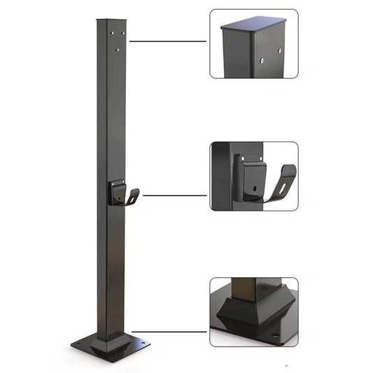 Heavy-duty charger stand for electric vehicles