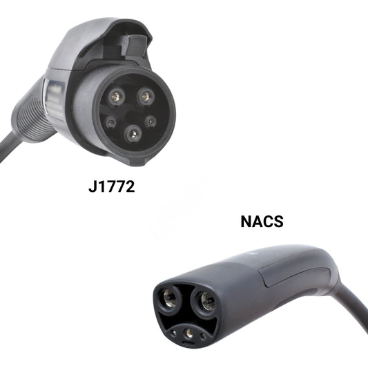 🔌 Borne de recharge J1772 vs NACS