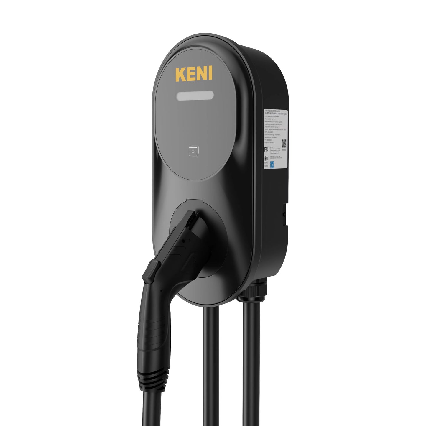 KENI Borne de recharge 48amp Ajustable Noire