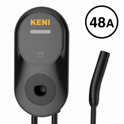 KENI Level 2 EV Charging Station – 48A Adjustable, NACS