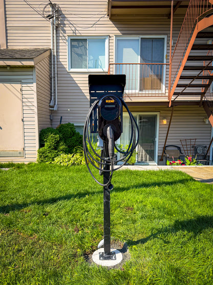 Support de chargeur robuste pour véhicules électriques